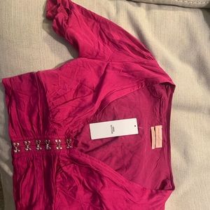 URBAN OUTFITTER PINK/ROSE BLOUSE